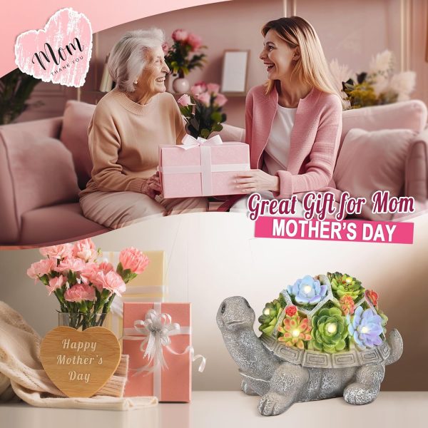 GIGALUMI Solar Garden Decor Watering Elephant Statues Outdoor, Birthday Gifts for Women Mom Grandma Senior Elder, Elephant Ornament for Balcony, Garden, Patio, Yard, Lawn (Constant Lights Only) - Image 11
