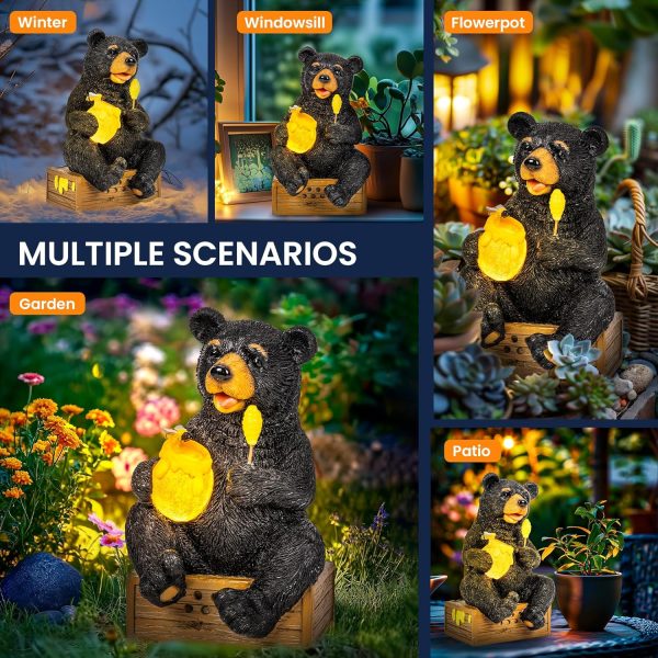 GIGALUMI Solar Garden Decor Watering Elephant Statues Outdoor, Birthday Gifts for Women Mom Grandma Senior Elder, Elephant Ornament for Balcony, Garden, Patio, Yard, Lawn (Constant Lights Only) - Image 17
