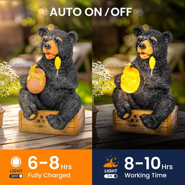 GIGALUMI Solar Garden Decor Watering Elephant Statues Outdoor, Birthday Gifts for Women Mom Grandma Senior Elder, Elephant Ornament for Balcony, Garden, Patio, Yard, Lawn (Constant Lights Only) - Image 21