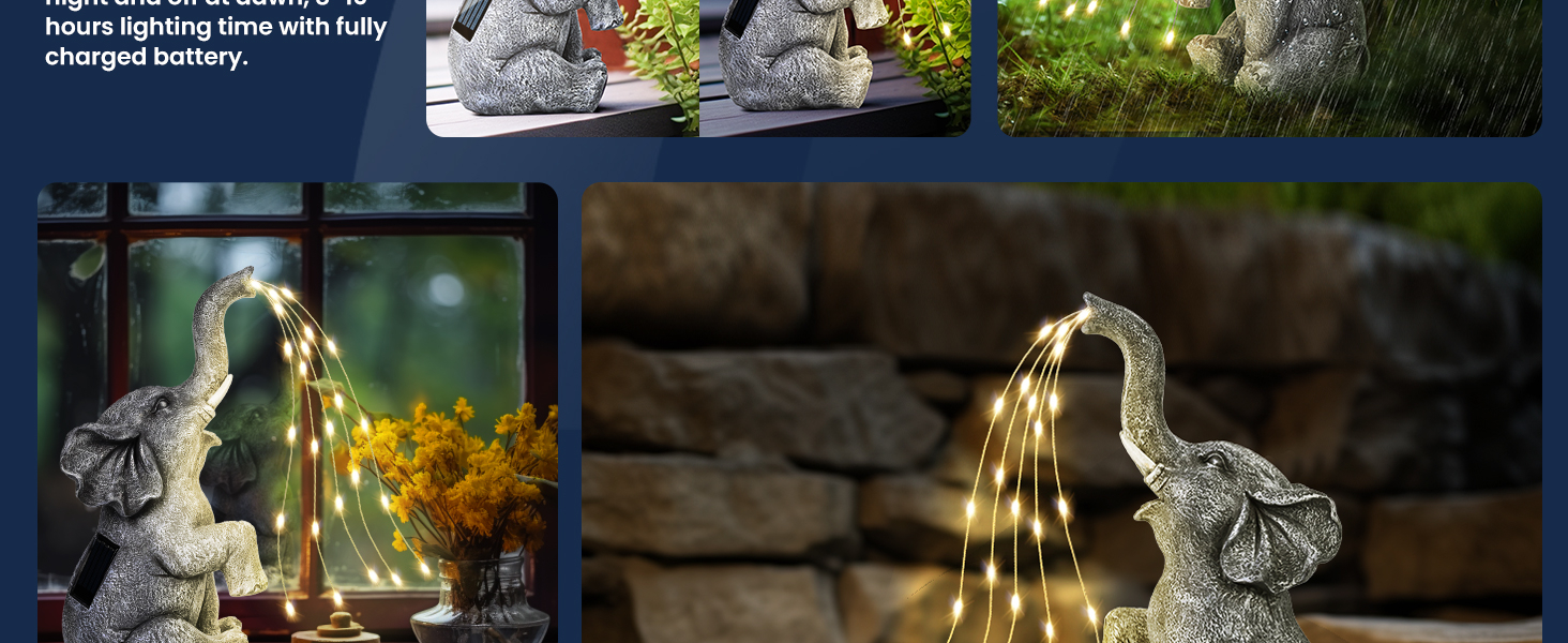 Garden decor with wather resistant