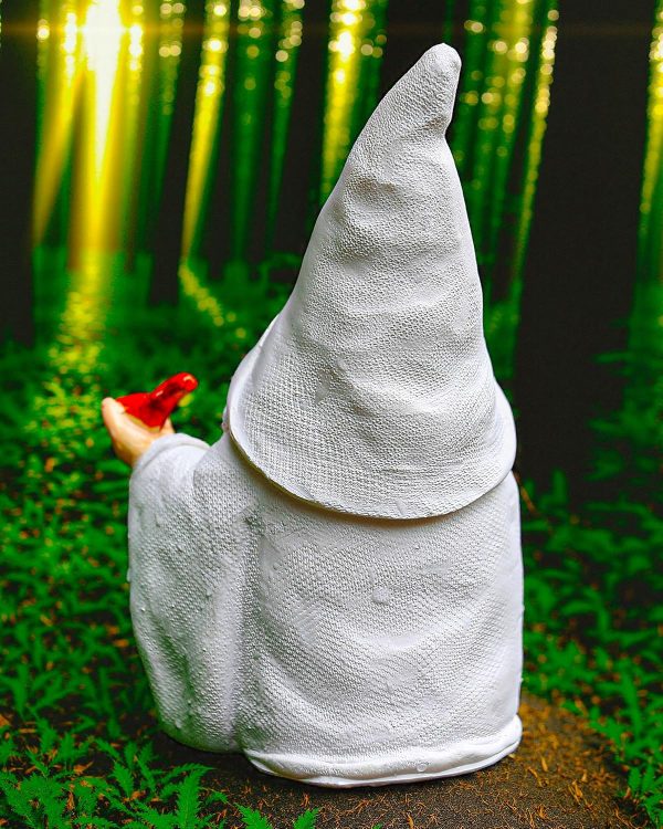Leverse Middle Finger Decor Statue, 5.9in Naughty Smoking Wizard Dwarf- Funny Garden Gnomes Outdoor Decorations for Lawn Patio Yard Home Decor Easter Halloween - Image 14