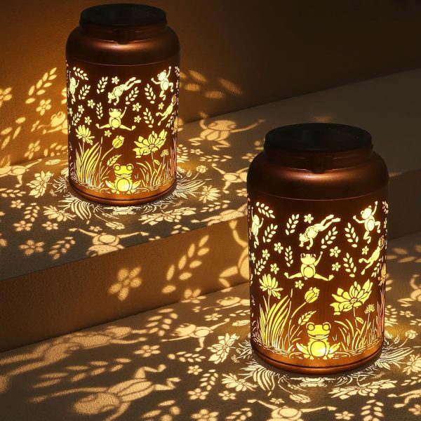 Solar Lanterns Outdoor Waterproof Hummingbird Garden Decor Gifts for Women Mom Grandma Hanging Solar Lights Metal Solar Decoration Outside for Yard, Patio, Backyard, Porch - Image 24