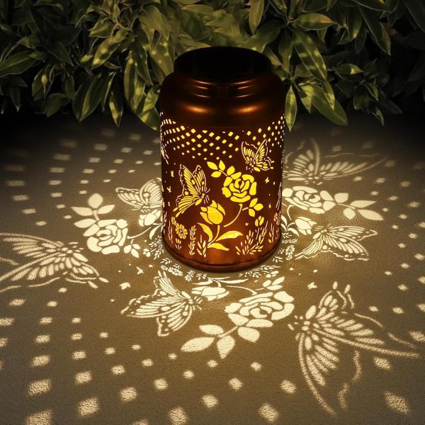 Solar Lanterns Outdoor Waterproof Hummingbird Garden Decor Gifts for Women Mom Grandma Hanging Solar Lights Metal Solar Decoration Outside for Yard, Patio, Backyard, Porch - Image 48