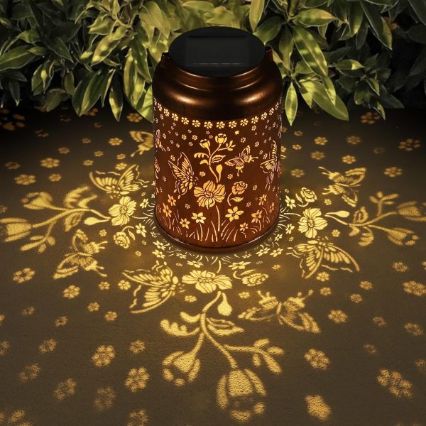 Solar Lanterns Outdoor Waterproof Hummingbird Garden Decor Gifts for Women Mom Grandma Hanging Solar Lights Metal Solar Decoration Outside for Yard, Patio, Backyard, Porch - Image 60