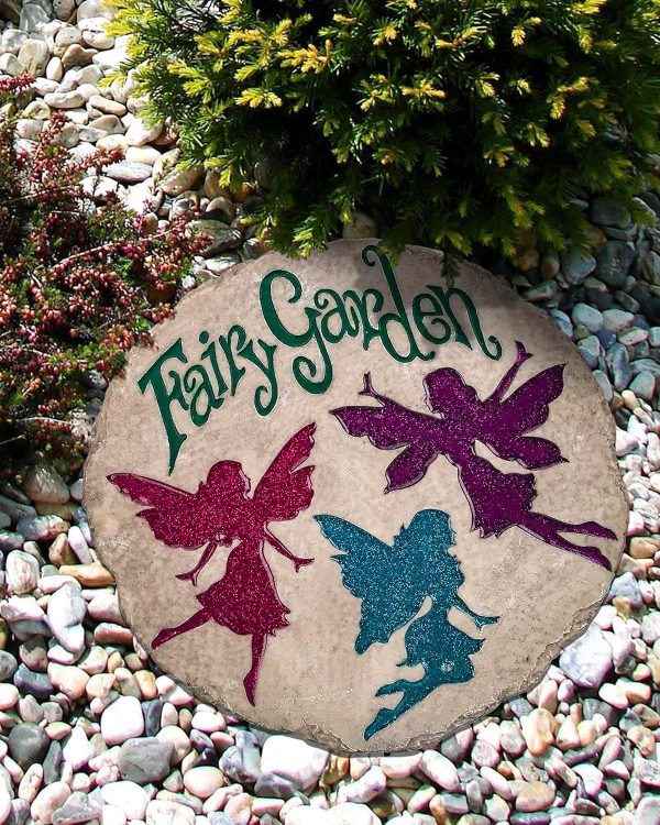Spoontiques - Garden Décor - Grandma’s Garden Stepping Stone - Decorative Stone for Garden - Image 3