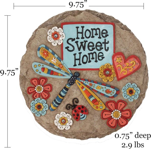 Spoontiques - Garden Décor - Grandma’s Garden Stepping Stone - Decorative Stone for Garden - Image 12