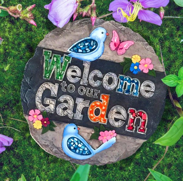 Spoontiques - Garden Décor - Grandma’s Garden Stepping Stone - Decorative Stone for Garden - Image 24