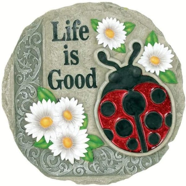 Spoontiques - Garden Décor - Grandma’s Garden Stepping Stone - Decorative Stone for Garden - Image 45