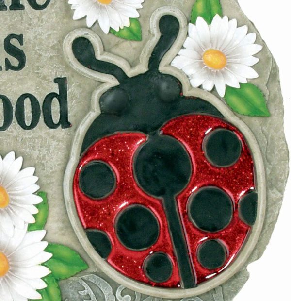 Spoontiques - Garden Décor - Grandma’s Garden Stepping Stone - Decorative Stone for Garden - Image 46