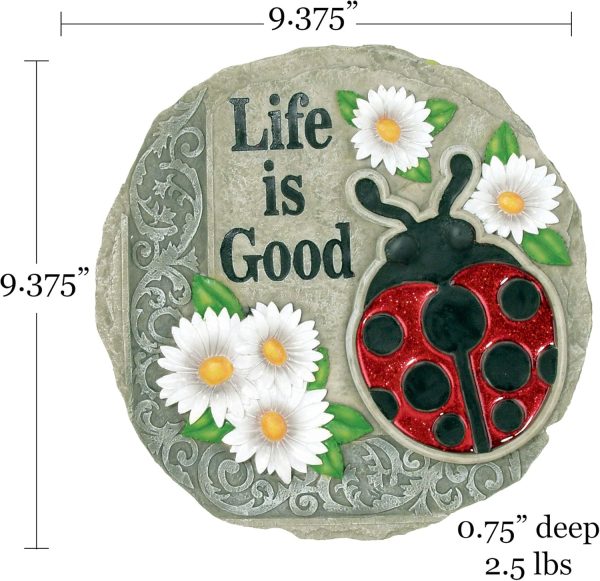 Spoontiques - Garden Décor - Grandma’s Garden Stepping Stone - Decorative Stone for Garden - Image 47