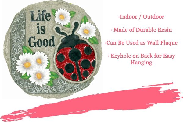 Spoontiques - Garden Décor - Grandma’s Garden Stepping Stone - Decorative Stone for Garden - Image 48